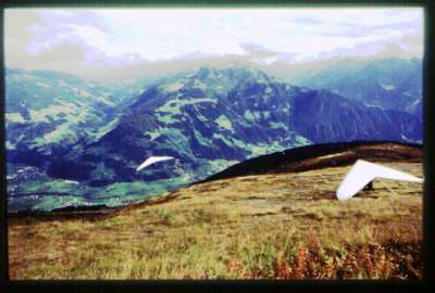 Blick ins Zillertal hinab